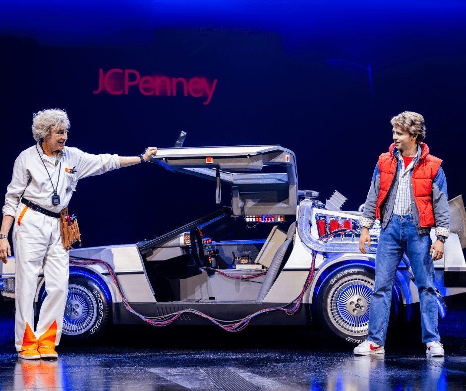 Broadway Dallas' Gala includes a full performance of "Back to the Future" in the best seats in the house at the Music Hall at Fair Park.(Photo by Matthew Murphy and Evan Zimmerman)