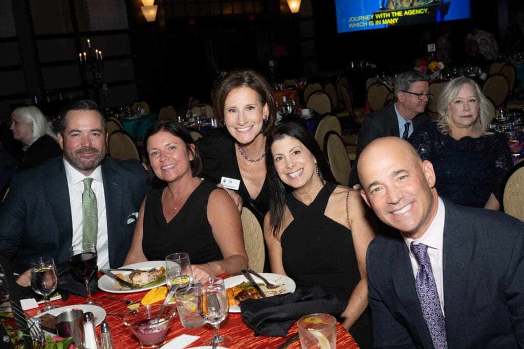 Todd & Michelle Asher, Michelle Fredricks, Stephanie & Dan Milwit at JFS LiVE! 2024: Songs in the Key of JFS  (Photo by Mark Katz, Jeff Fitlow, Michelle West)