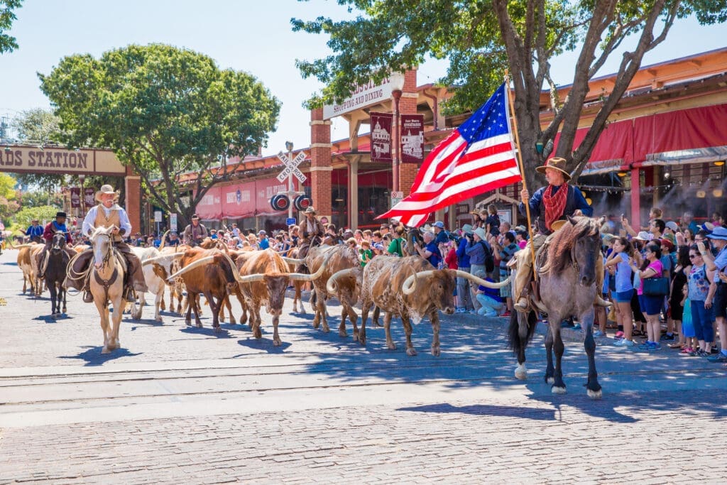Businesses in the Stockyards are hosting special events in celebration of the historic district's 135th anniversary. (Courtesy)