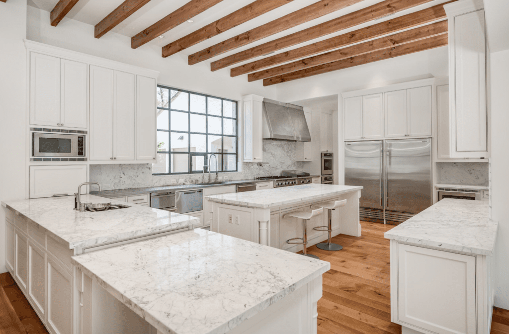 The kitchen at 119 Carnarvono. (Photo by Patrick Bertolino for Martha Turner Sotheby's International Realty)