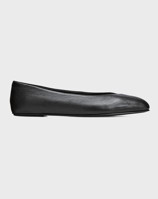 The Row's Eva ballerina flat, $890, available at Neiman Marcus