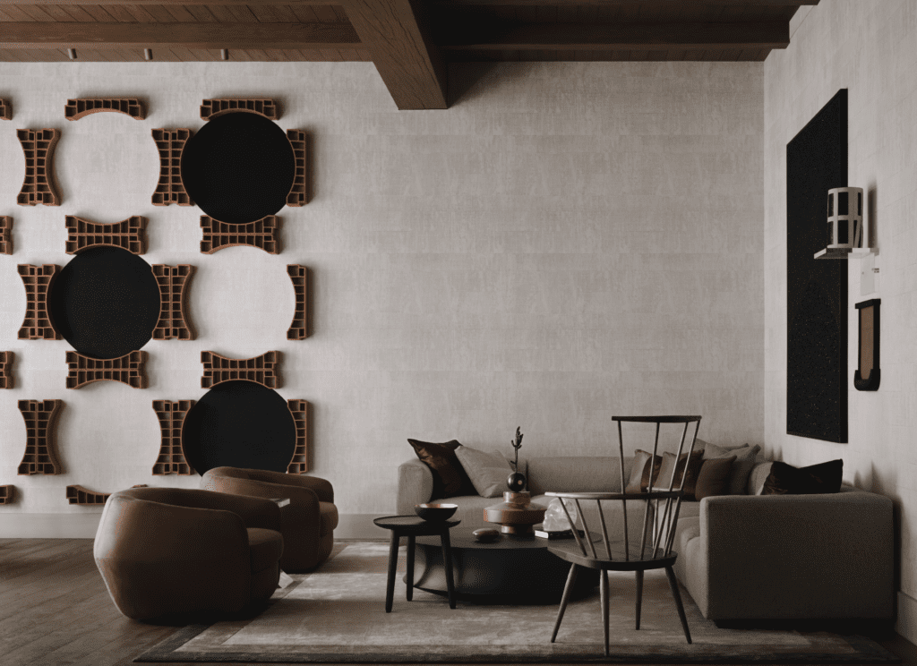 Wall art installation by Héctor Zamora. (Photo by Douglas Friedman)