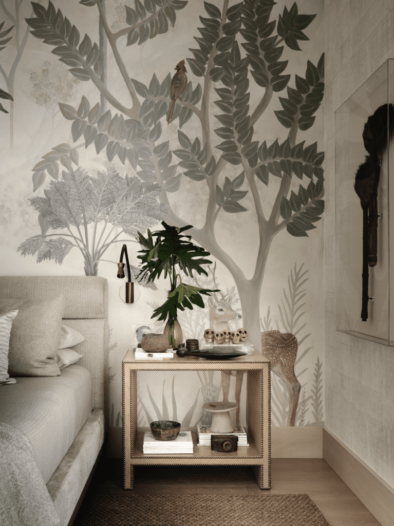 A detail in the main bedroom of the Monterrey house designed by Mauricio Lobeira. (Photo by Douglas Friedman)