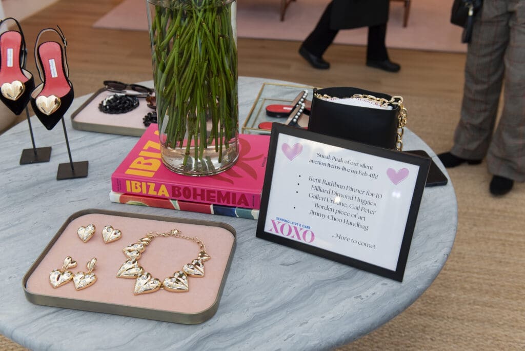 St. Valentine's Day Luncheon and Fashion Show Silent Auction sneak peek (Photo by Celeste Cass)