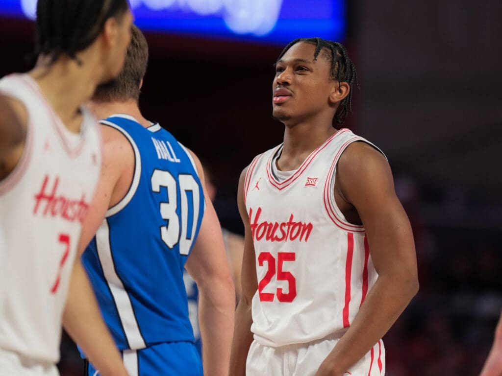 University of Houston true freshman guard Mercy Miller believes his game is coming into focus. (Photo by F. Carter Smith)