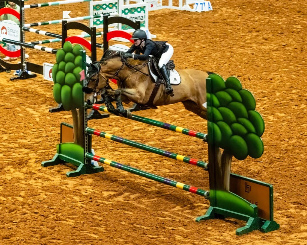 Sunday saw the inaugural Rodeo Grand Prix showcasing elite English-style show jumping talent. (Photo by Walt Burns)