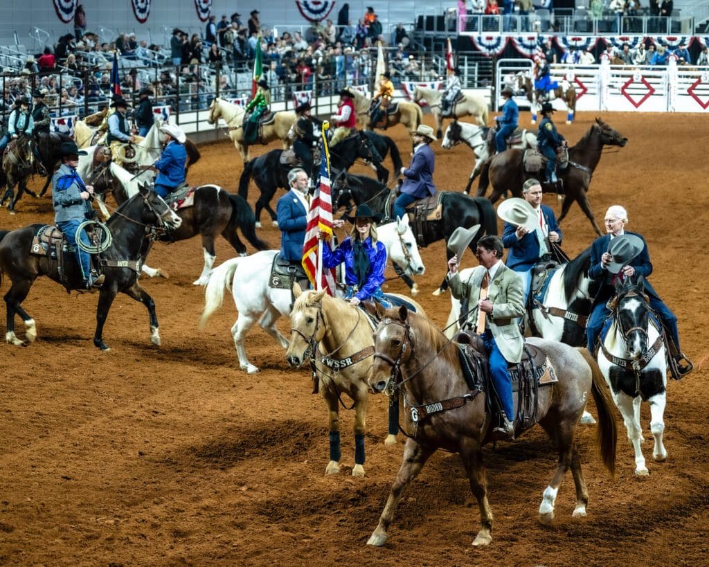 The opening ceremony featured notable Fort Worthians, including FWSSR chairman emeritus and local philanthropist Ed Bass (shown far right). (Photo by Walt Burns)