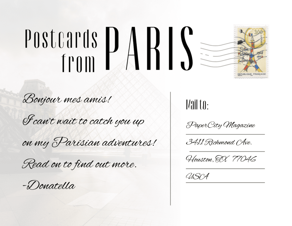 Postcards from Paris