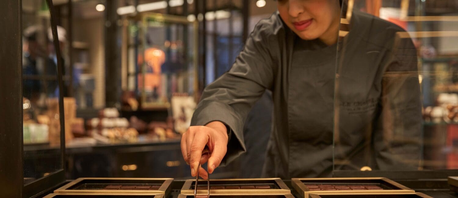 World renowned chef Alain Ducasse creates a world of chocolate wonders too.