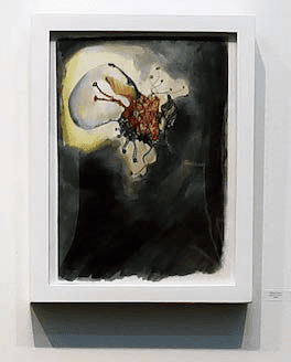 Janavi Mahimtura Folmsbee's "Surface Interval Water Color," 2018, was on display at Sound and Color: Water is for Everyone