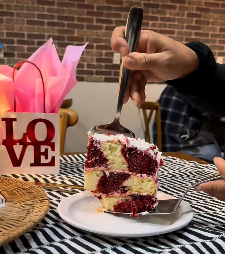 Mexican Mom Checkerboard cake