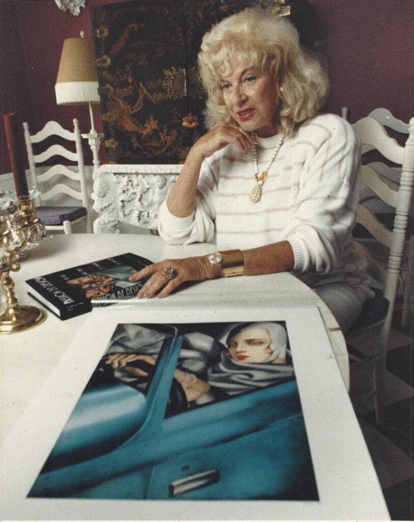 The artist’s daughter, Baroness Kizette de Lempicka-Foxhall, 1987. (Courtesy and © The Tamara de Lempicka Estate, LLC)
