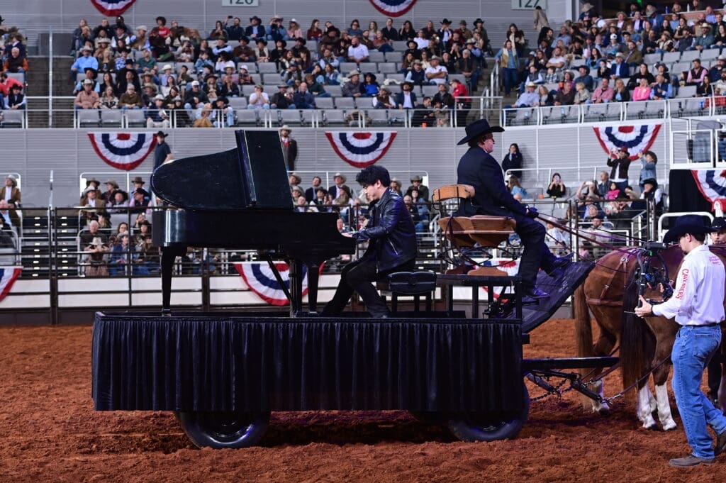 Daniel Hsu's recent performance at Dickies Arena exemplifies The Cliburn's mission to make classical music accessible to the public. (Photo by the Fort Worth Stock Show and Rodeo)