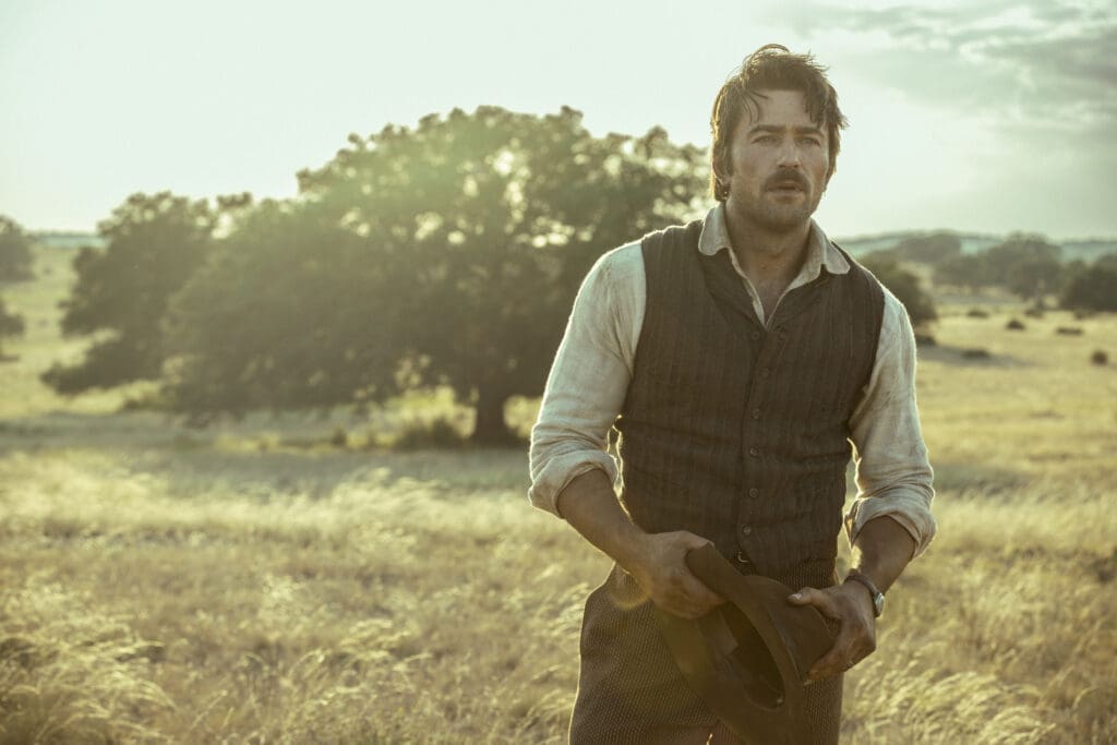 Brandon Sklenar as Spencer in season 2, episode 4 of "1923." (Photo by Lo Smith/Paramount+)