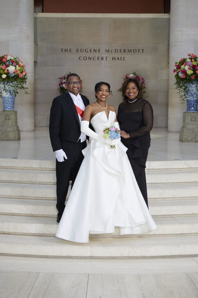 Mitchell Ward, Samantha Ward, Patricia Wills-Ward. (Photo by Gittings)