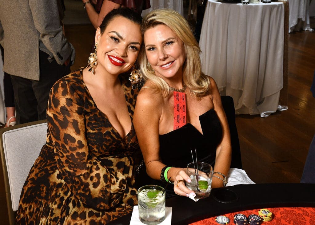 Angelique Vandyke, Sherry Weiner at The Bryan Museum's 'Come and Take It' poker tournament (Photo by Dave Rossman)