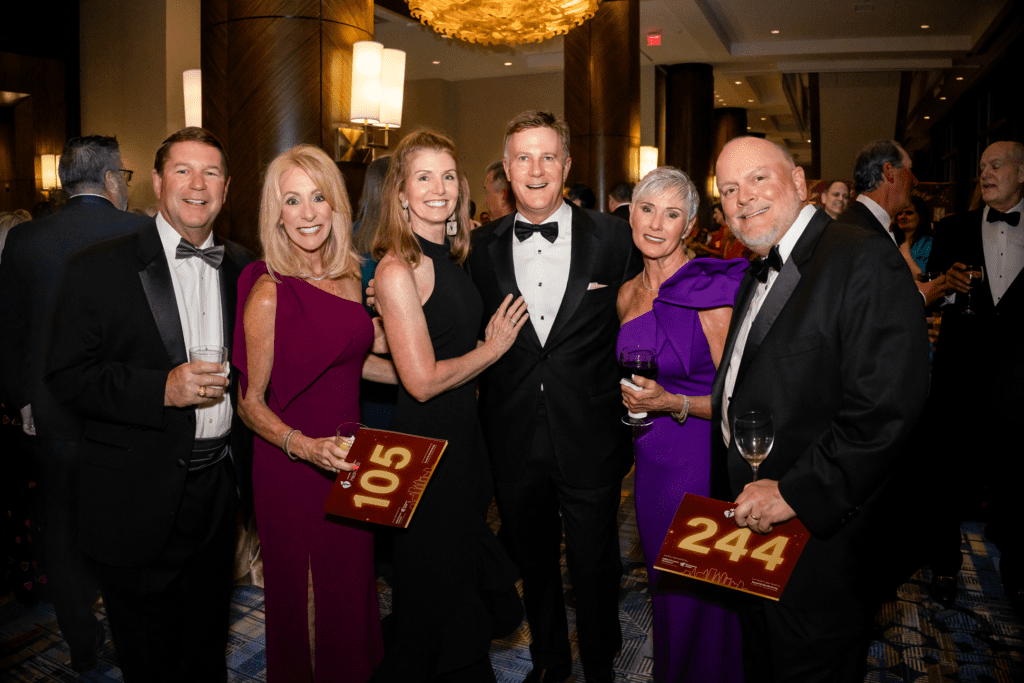 Bret and Kathy Aldridge, Richard and Paige Fass, Ann and Dr. Kit Kampschmidt at the American Heart Association Heart Ball. (Photo by 209 Photobooth Company)