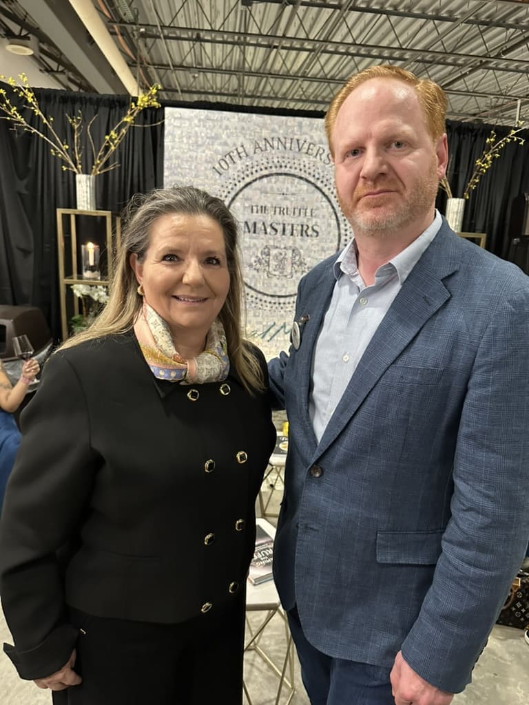 Truffle Masters founder Diane Roederer, Central Market Houston GM  (Photo by Shelby Hodge)