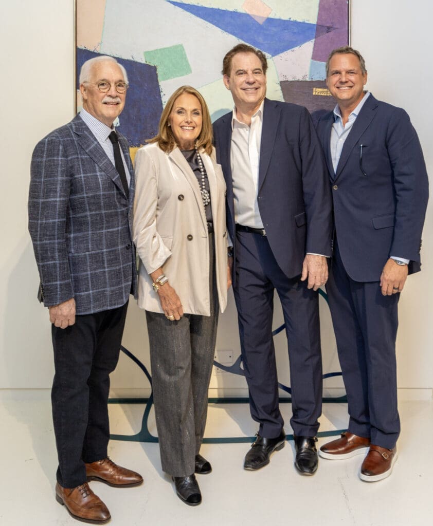 David & Ann Sutherland, Timothy Corrigan, Christian Leard at David Sutherland Showroom