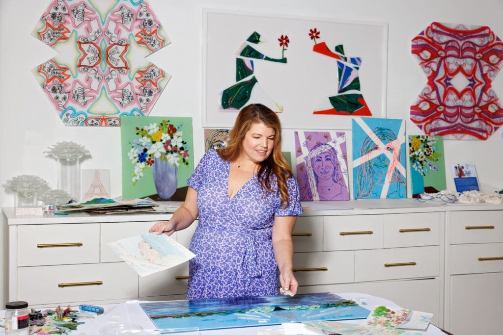 Dallas glass artist Anna Curnes debuts her first solo show, "It Started in Paris," this March. (Photo by Sara Kerens)