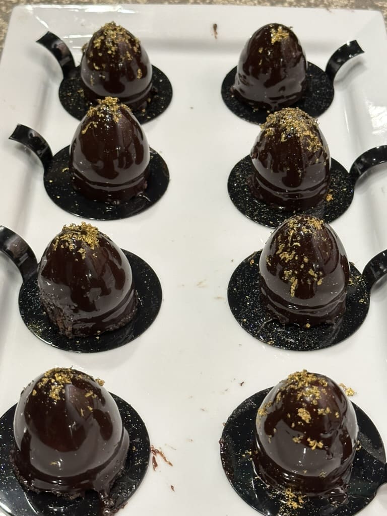 Divine chocolate creations from Central Market' bakery for the Truffle Masters preview tasting. (Photo by Shelby Hodge)