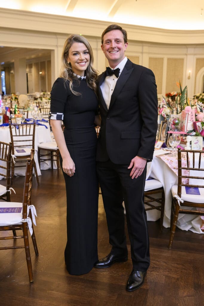 Inprint Poets & Writers chairs Brittany Sakowitz Kushner & Kevin Kushner at the 2025 Poets & Writers Ball held at the River Oaks Country Club. (Photo by Michelle Watson) 