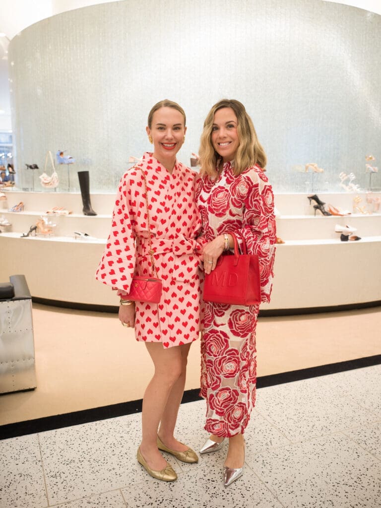 Hallie Henley Sims, Maggie Dunham at the Galentine's Day Dec My Room fundraiser. (Photo by Daniel Ortiz)