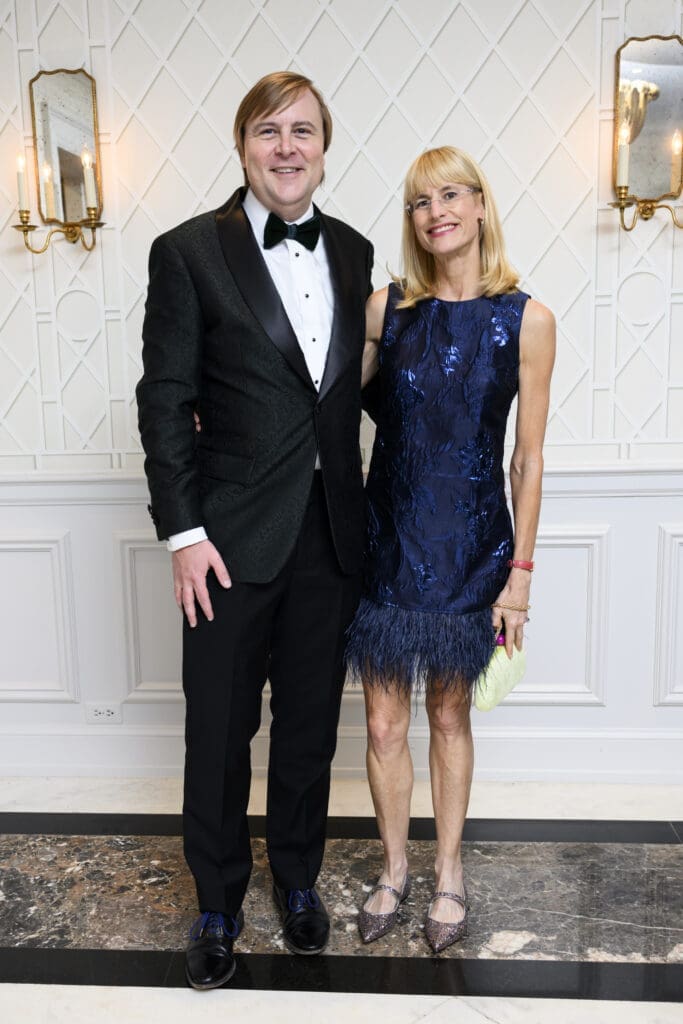 Hank Segelke & Heather Brown at the 2025 Poets & Writers Ball held at the River Oaks Country Club. (Photo by Michelle Watson) 
