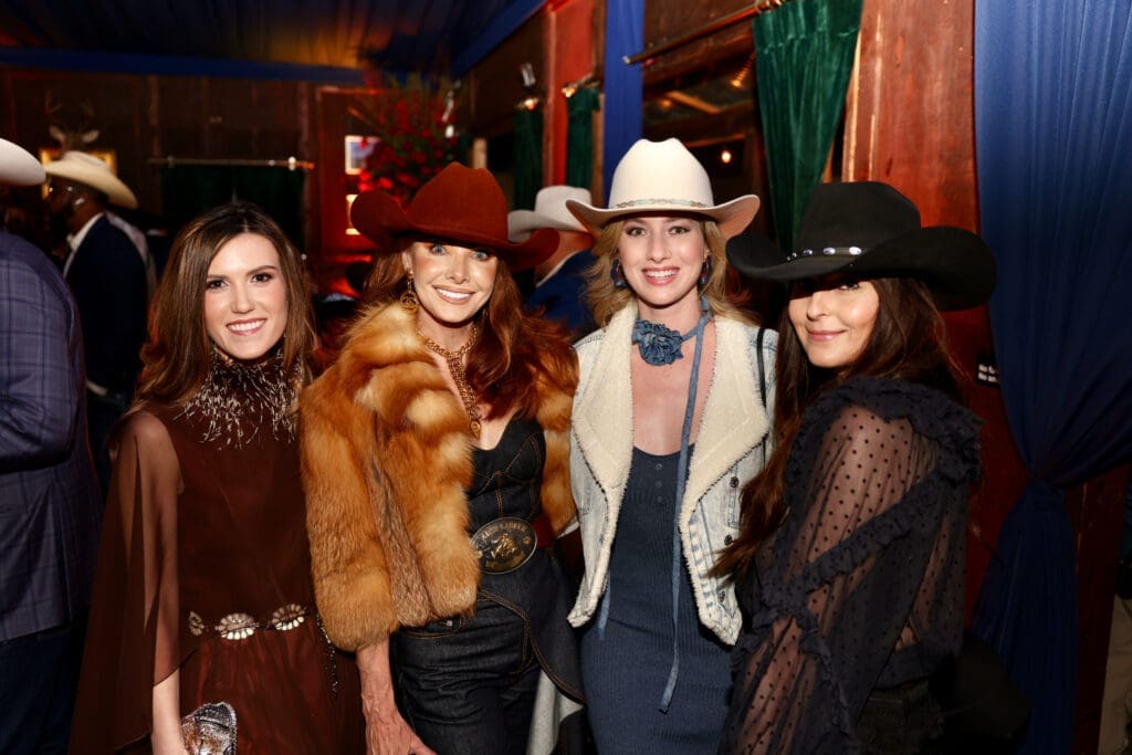 Heather Almond, Marla Hurley, Kaleta Blaffer Johnson, Tara Martin at the Cotton Q Club (Photo by Ashley Patranella, Painted Peacock Photography)