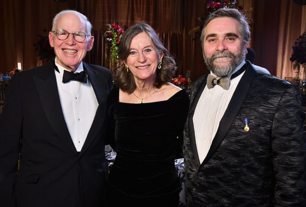 Henry & Jean May, Stanton Welch at the 2025 Houston Ballet Ball at the Wortham Theater Center. (Photo by Dave Rossman) 