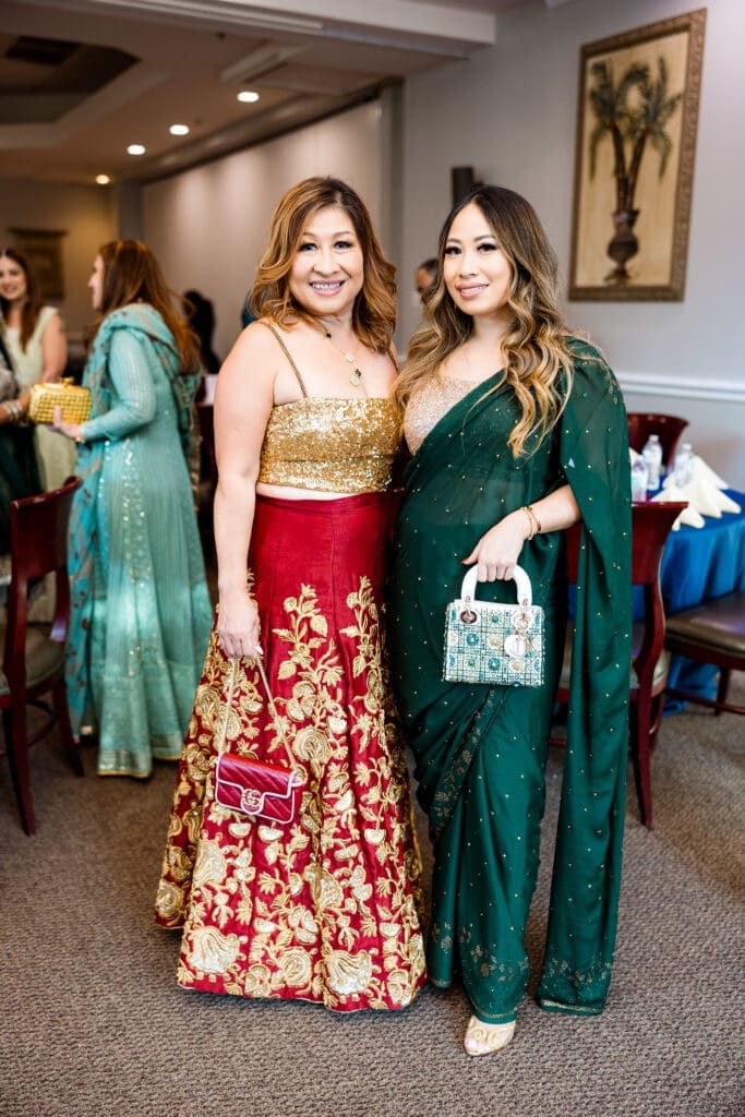 Christine Nuygen, Britney Nuyguen at the wedding of Ruchi Mukherjee and Walter Sassard. (Photo by Quy Tran)
