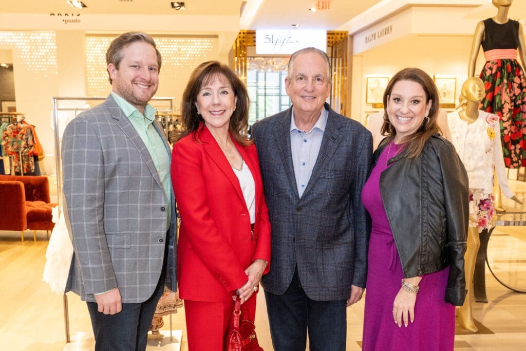 Jacob Stein, Elizabeth & Alan Stein, Laura Stein at the 2025 Sweethearts Tea (Photo by Jacob Power)