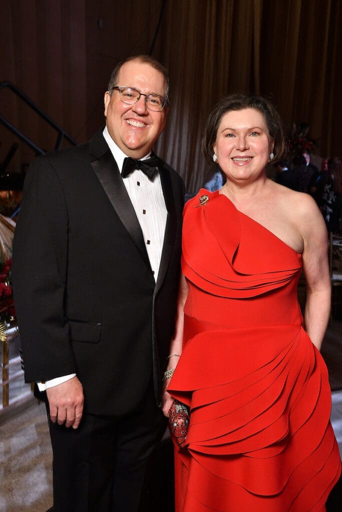  Jim Jordan & S. Shawn Stephens at the 2025 Houston Ballet Ball at the Wortham Theater Center. (Photo by Dave Rossman) 