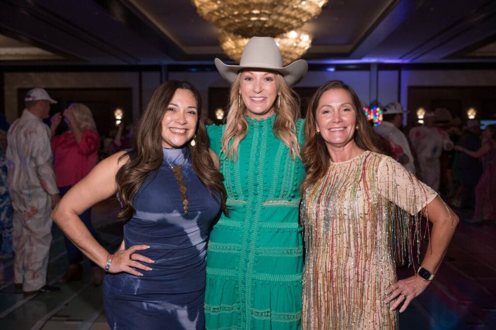 Karina Moreno, Shannon Wiesepape, Kim Sachtleben at the 25th annual Trailblazers luncheon. (Photo by Daniel Ortiz)