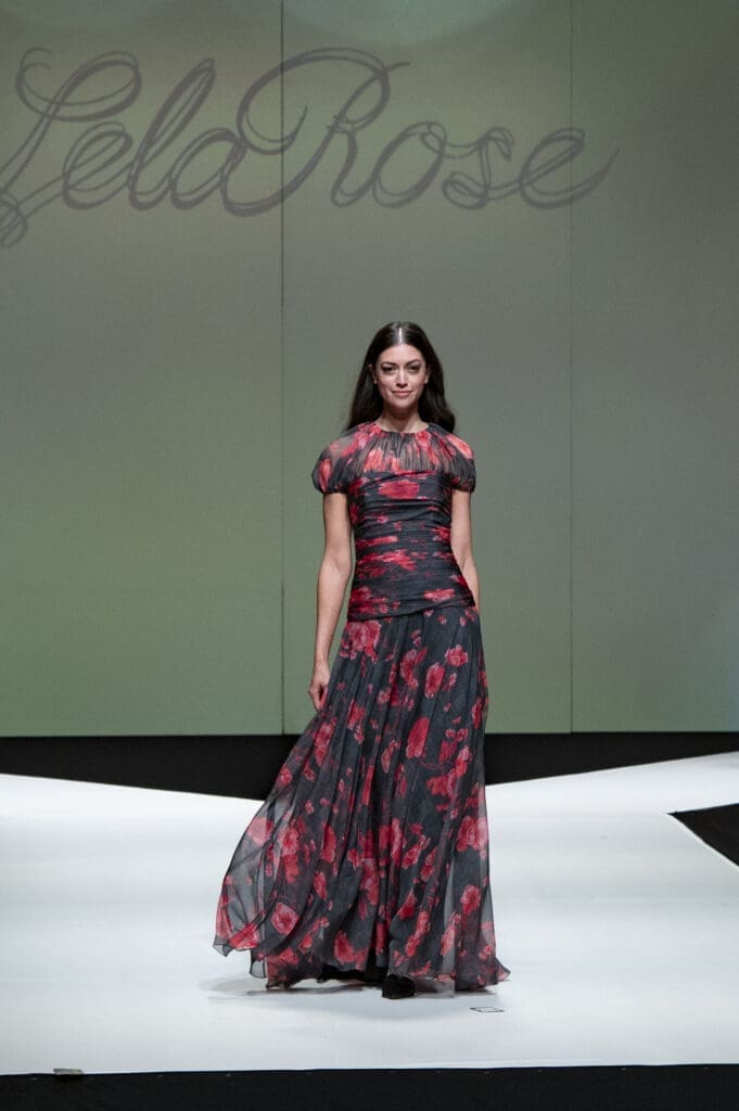 A runway look from Lela Rose (Photo by Tamytha Cameron)
