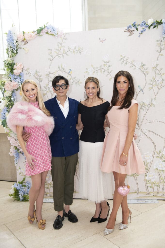 Maggie Kipp, Billy Fong and St. Valentine's Day Luncheon co-chairs Courtney Petit and Caitlin Wilson (Photo by Tamytha Cameron)