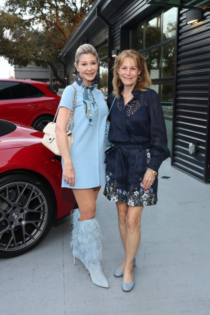Patti Murphy, Cheryl Byington at the Salvation Army Auxiliary 'Reflections on Style' launch event (Photo by Priscilla Dickson)