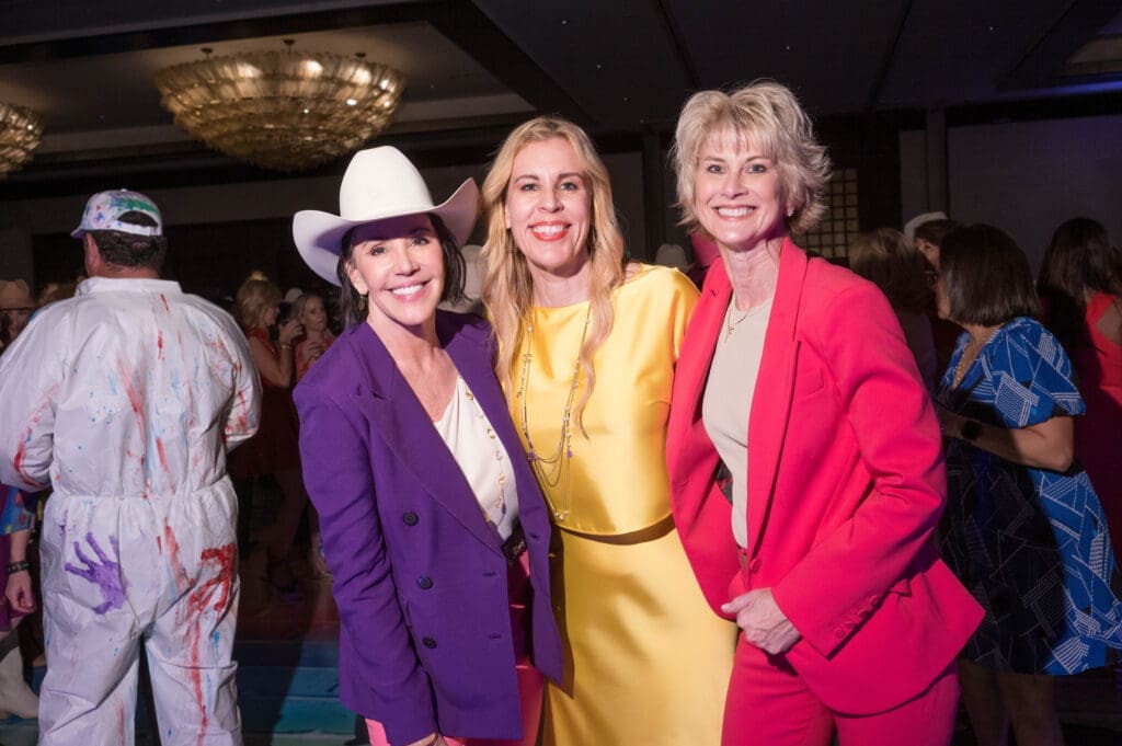 Robin Young Ellis, Tina Bradley, Dominique Bartholett at the 25th anniversary of the Trailblazers luncheon. (Photo by Daniel Ortiz)