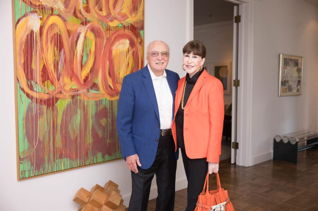 Shelby Hodge & Shafik Rifaat  at the Sunday afternoon fête.  (Photo by Daniel Ortiz)