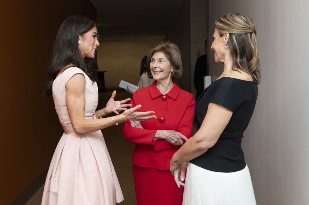 Beloved Dallas ‘Icon’ and Former First Lady Laura Bush Accepts Award at St. Valentine’s Day Luncheon