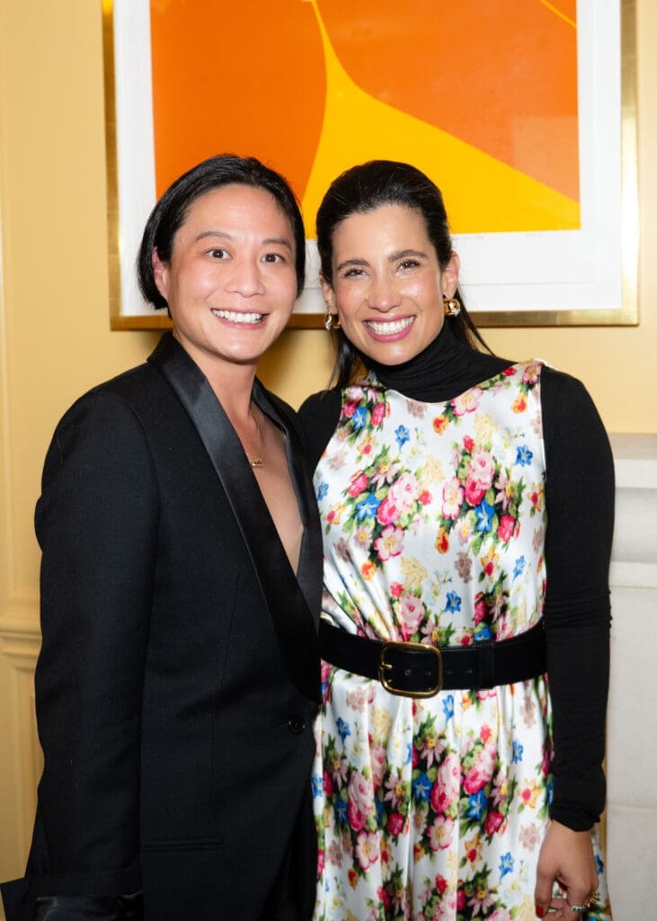 Curator Su Wu and hostess Catalina Gonzalez Jorba (Photo by A Sea of Love)