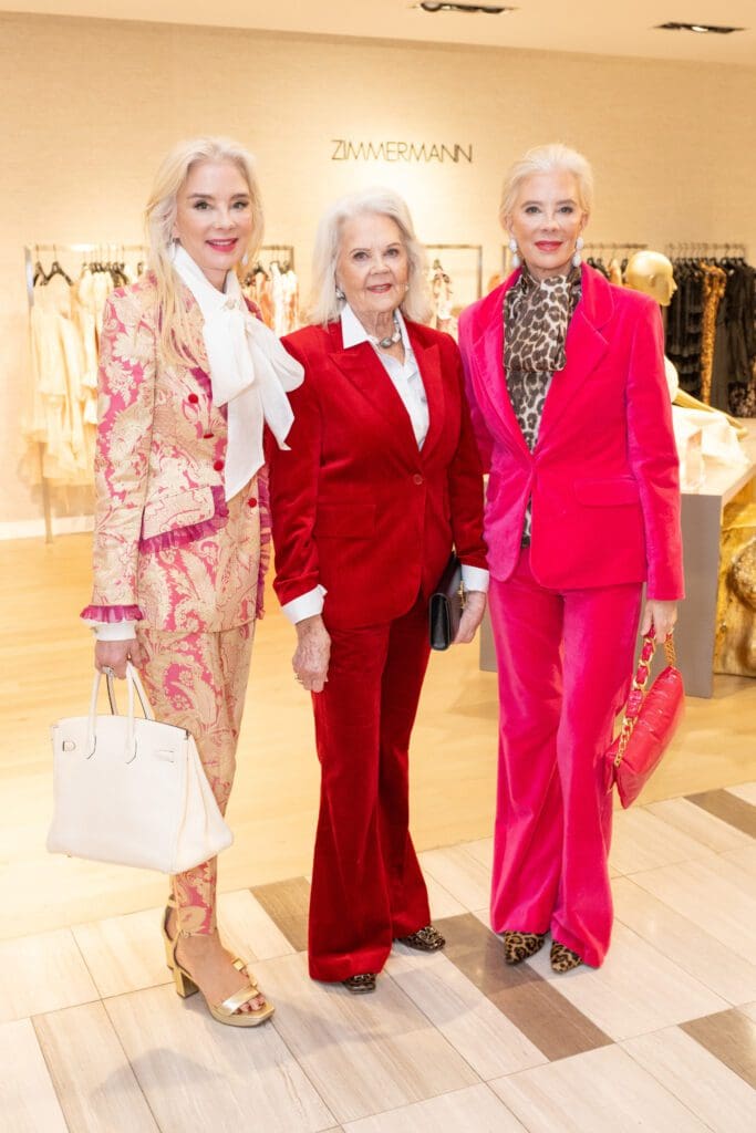 Tena Lundquist Faust, Marge Lundquist, Tama Lundquist at the 2025 Sweethearts Tea (Photo by Jacob Power)