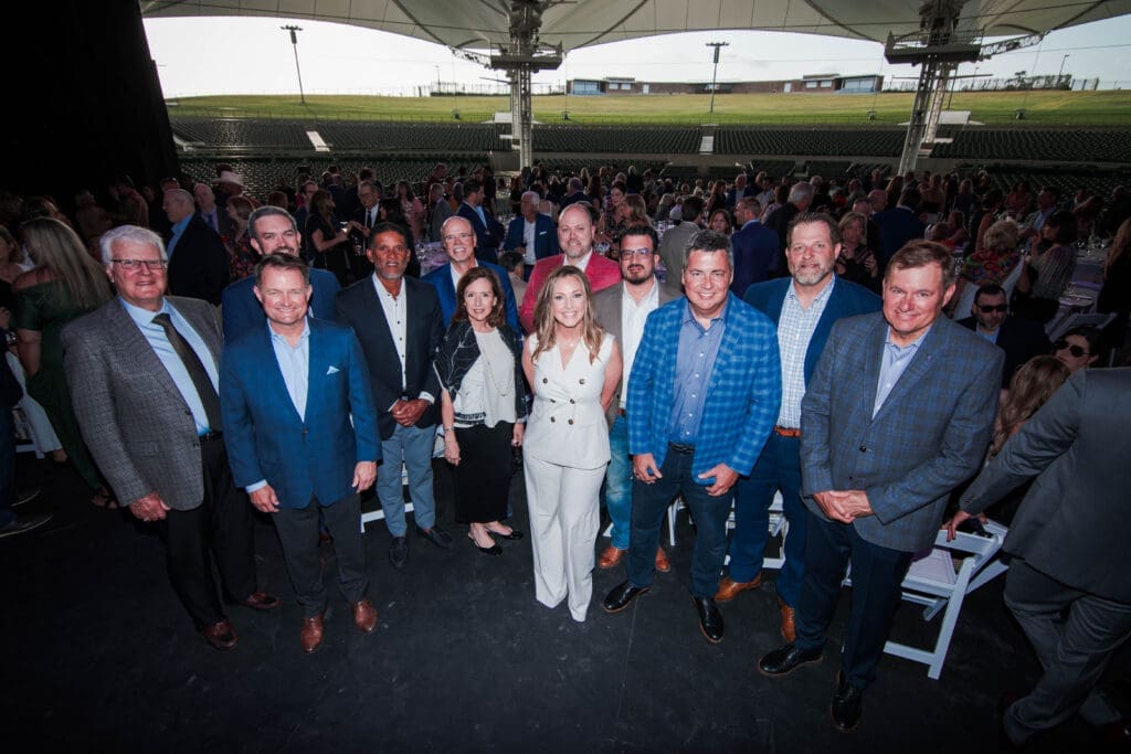 The Cynthia Woods Mitchell Pavilion Board of Directors at the 2025 Pavilion Partners Wine Dinner.  (Photo by The Cynthia Woods Mitchell Pavilion)
