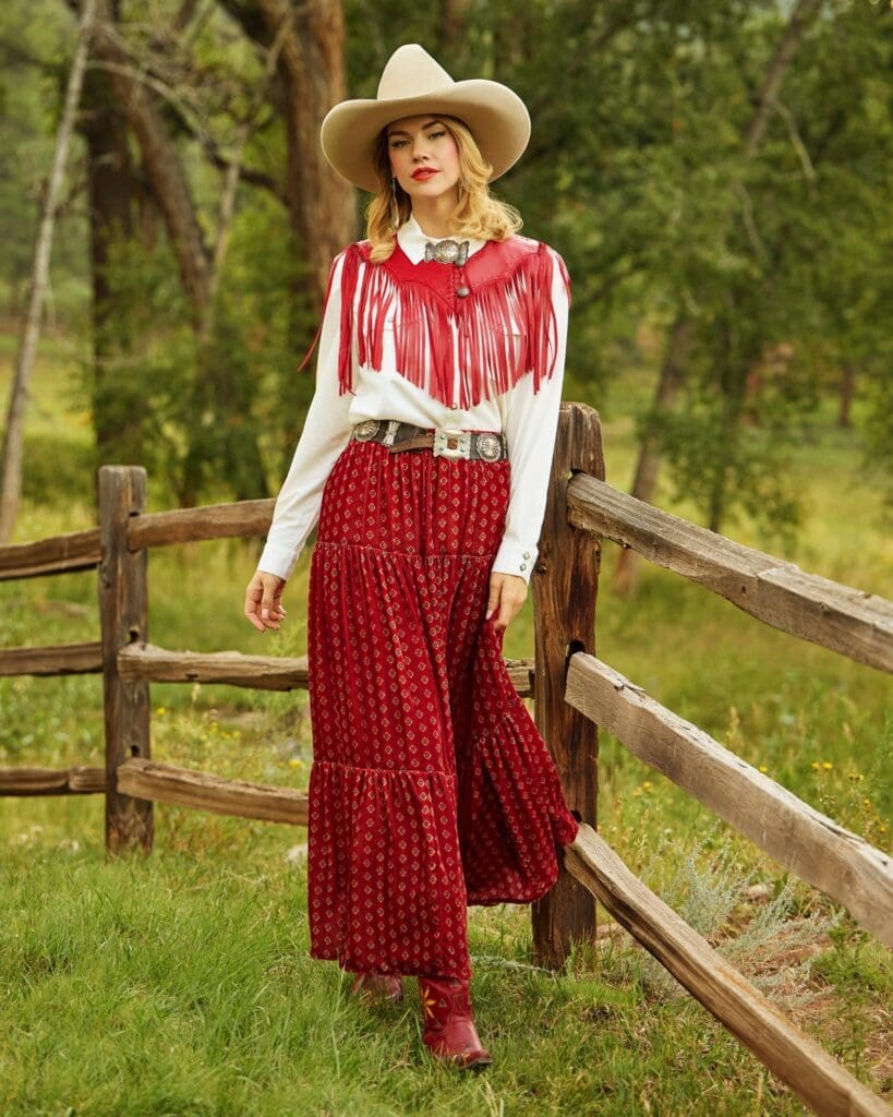 The Sonora Collar is a bold Western statement in Double D Ranch's new collection. (Courtesy)