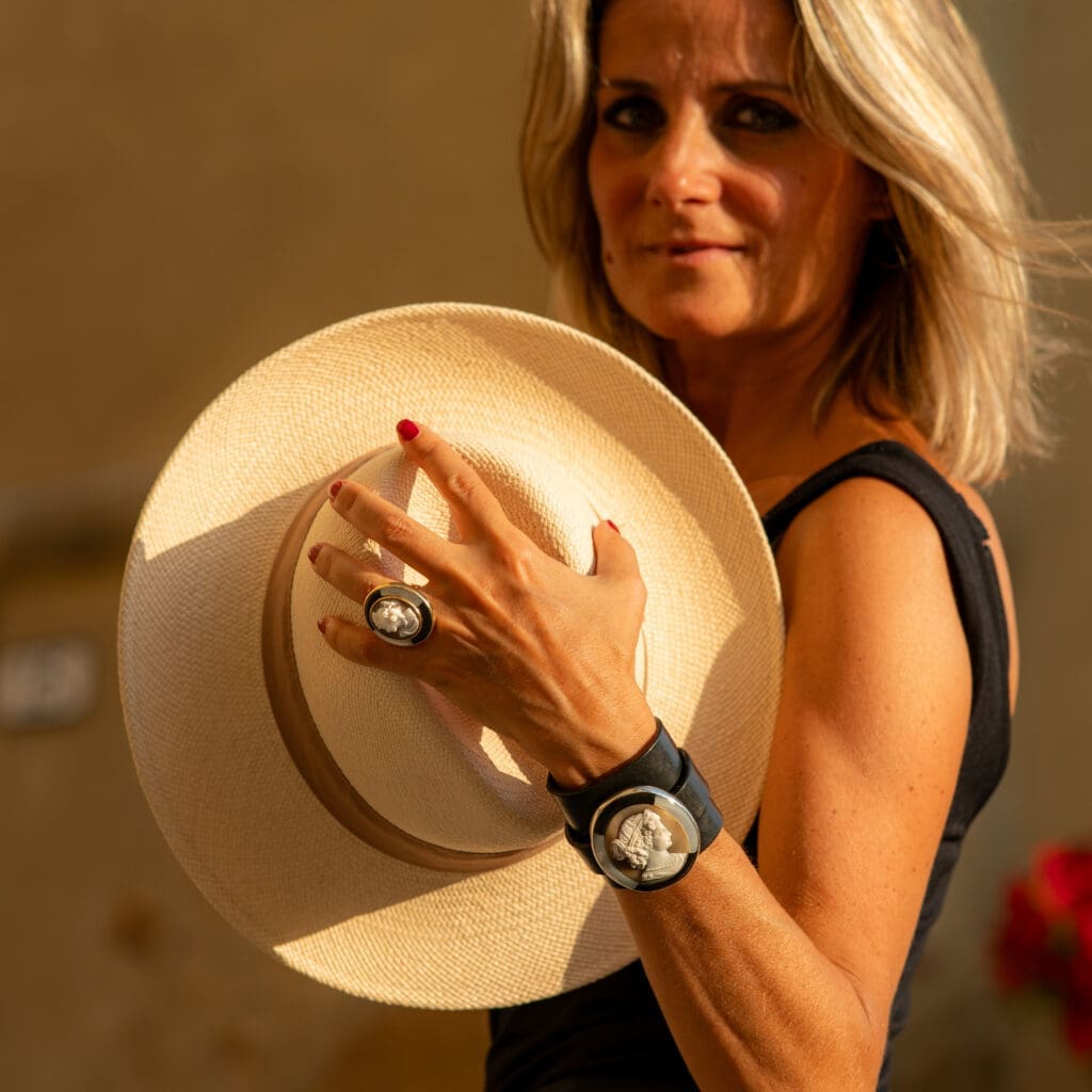 Vibrant flair and craftsmanship tell the most intimate of stories through Porcu's pieces.
