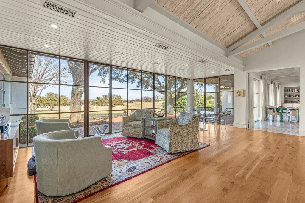 Inside a $9 Million Fort Worth Estate Overlooking Shady Oaks Golf Course — A Golfer’s Dream With An Outdoor Putting Green and Indoor Simulator