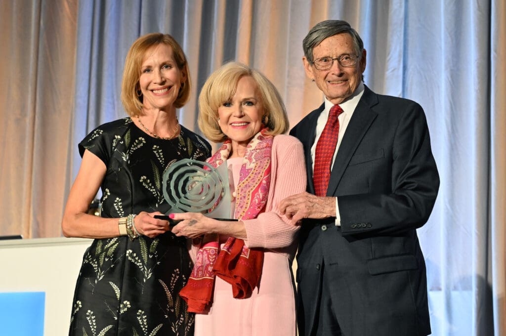 Anne Motsenbocker, Elaine Agather, and Forrest Holland (Photo by Kristina Bowman)