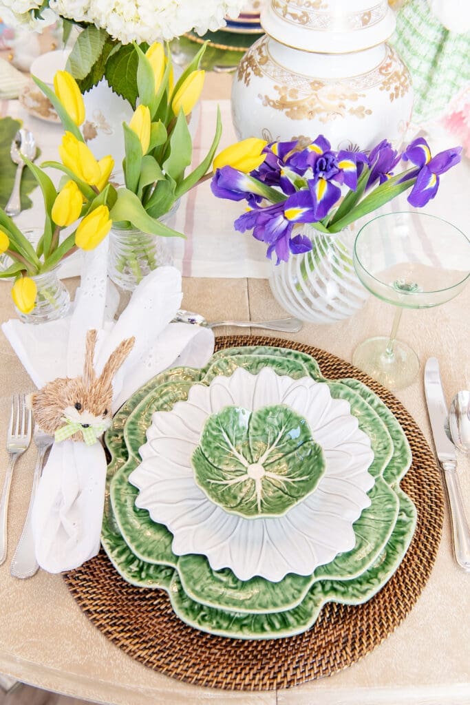 Setting The Perfect Easter Table With Cabbageware From Bering’s — Houston’s Top Home Decor Store