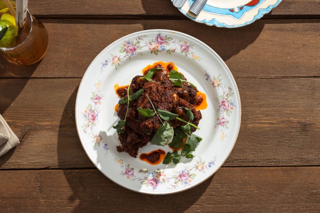 Another must-order at Far-Out is the crispy chili and pecan rubbed spare ribs. (Photo by Paul Torres Garcia at Sobremesa Studios)