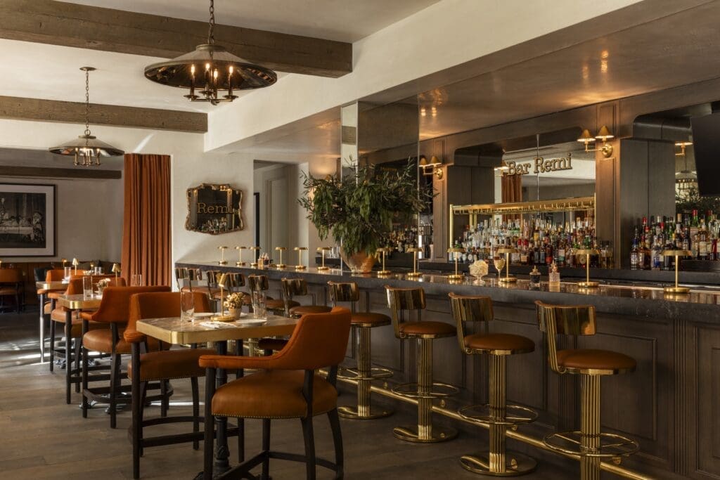 Bar Remi and the entire hotel was recently renovated by the Houston-based designer Kara Childress. (Photo by Photos by Julie Soefer)